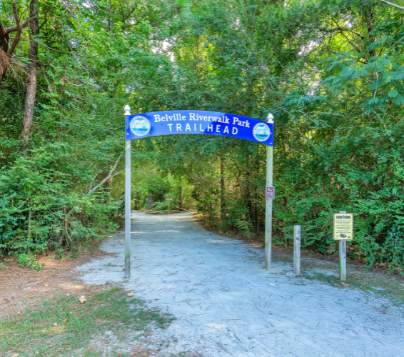 Belville NC Riverwalk Trailhead